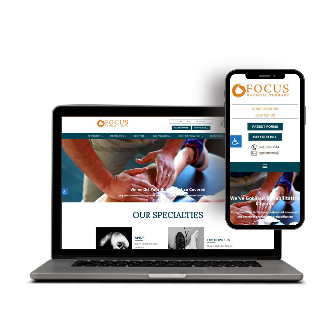 web design for physical therapy clinics